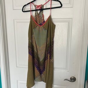 Love Stitch Geometric Multicolor Dress